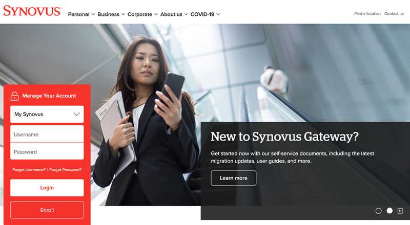 General informations - Synovus Bank